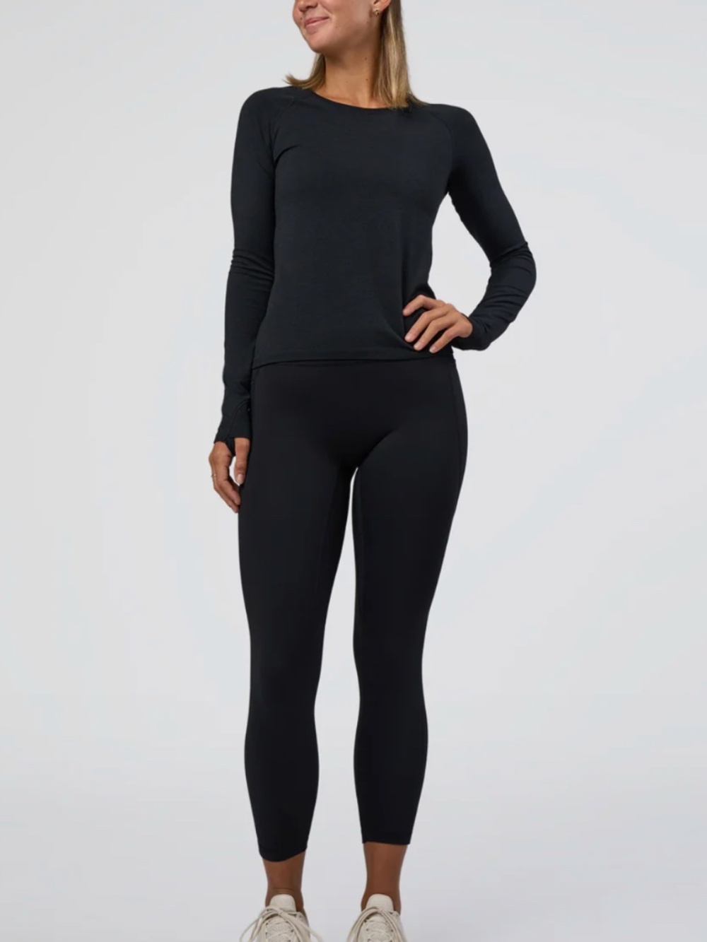 LSKD Fusion Ultra High-Rise 7/8 Pocket Leggings Black S NWT - Picture 11 of 13